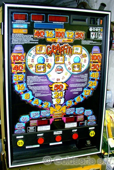 Graffiti, Rototron, Bally Wulff, 1995 Graffiti, Rototron, Bally Wulff, 1995